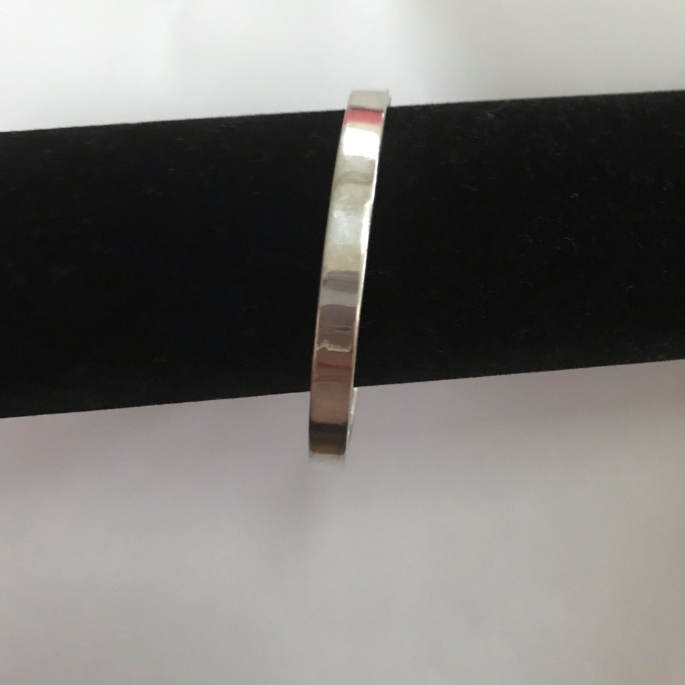 Sterling Silver Solid Bangle Bracelet !! - image 2